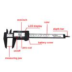 Digital Caliper 6" 150mm Micrometer LCD Gauge Vernier Electronic Measuring Ruler
