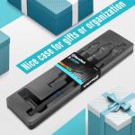 DURATECH 3PCS 6" 10” 15" Breaker Bar Set 1/4" 3/8" 1/2" Drive 180°Rotatable Head