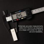 NEIKO 01417A 6” Digital Caliper Electronic Measuring Tool Range of 0-6”or 0-150m