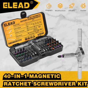 40 in 1 Magnetic Ratchet Screwdriver Set Multi Bit Set  Repair Tool Kit DIY