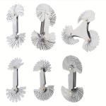 Multi-Size Thread Gauge  - Metric & Imperial for Screw Thread Measurement（58pc）