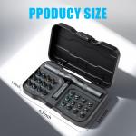 24-in-1 Ratchet Screwdriver Set T-Handle Magnetic Bits Repair Tool Kit S2 Steel