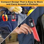 Digital Angle Finder Protractor, 7" / 200 mm Angle Measuring Tool with LCD Display, Angle Finder Ruler for Woodworking, Carpenter, Construction & DIY Projects