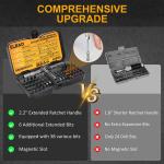 40 in 1 Magnetic Ratchet Screwdriver Set Multi Bit Set  Repair Tool Kit DIY