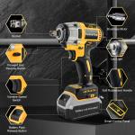 Compatible DEWALT 20V MAX Battery 1/2 in. Cordless Impact Wrench (Tool Only