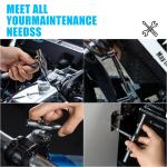 24-in-1 Ratchet Screwdriver Set T-Handle Magnetic Bits Repair Tool Kit S2 Steel