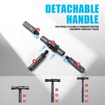24-in-1 Ratchet Screwdriver Set T-Handle Magnetic Bits Repair Tool Kit S2 Steel