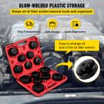 Oil Filter Socket Set Cup Socket Tool Set 14 PCS Oil Filter Cap Wrench