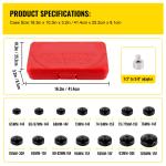 Oil Filter Socket Set Cup Socket Tool Set 14 PCS Oil Filter Cap Wrench