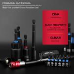 80-Piece Premium Magnetic Impact Nut Driver Set Metric & SAE with Socket Adapter