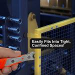 Ratcheting Right Angle Screwdriver Hex Drive 90 Degree Offset + 10pc Bits Set!