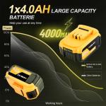 HIGH TORQUE 1/2" IMPACT WRENCH BRUSHLESS CORDLESS BATTERY IMPACT GUN KIT -Yellow