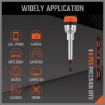 18 in 1 Magnetic Ratchet Versatile Screwdriver Set Security Bits AntiSlip Handle