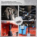 80-Piece Premium Magnetic Impact Nut Driver Set Metric & SAE with Socket Adapter