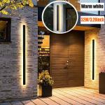 Long Strip Wall Lights Sconce Exterior Modern Waterproof Outdoor Indoor LED Lamp
