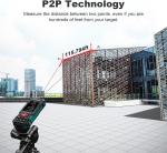 MiLESEEY 100M Laser Distance Meter with Pointfinder Camera Outdoor Measuring