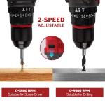 New For Milwaukee M18 Battery Cordless Drill Driver Kit With Battery & Charger