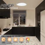 Flush Mount LED Ceiling Light 12 Inch, Ultra Thin 1.97" Low Profile Round