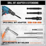 Magnetic Nut Driver Set | 47-Piece | Nut Driver Set for Impact Drill | SAE (1/4"