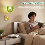 Battery Operated Wall Sconce Set of 2, Rechargeable Wireless Wall Sconce Lights