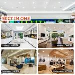 12 Pack 6 Inch 13W 5CCT LED Ceiling Lights Downlights Dimmable with Junction Box