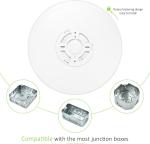 4 Pack 24W LED Flush Mount Ceiling Light Ultra Thin Round White 3000k/4000/6500K