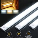 Rechargeable LED Motion Sensor Under Cabinet Closet Light USB Kitchen Lamp Strip