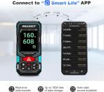 MiLESEEY 100M Laser Distance Meter with Pointfinder Camera Outdoor Measuring