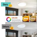 Flush Mount LED Ceiling Light 12 Inch, Ultra Thin 1.97" Low Profile Round