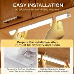 Rechargeable LED Motion Sensor Under Cabinet Closet Light USB Kitchen Lamp Strip