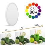 6 Pack 12 Inch 5CCT LED Ceiling Light Flush Mount Dimmable Fixture White 2880LM