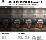 12 Pack 6 Inch 5CCT Ultra-Thin LED Recessed Ceiling Light with Junction Box