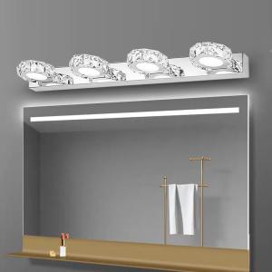 Modern LED Crystal Mirror Light Front Wall Lamp Bathroom Vanity Light Fixture