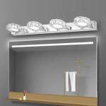 Modern LED Crystal Mirror Light Front Wall Lamp Bathroom Vanity Light Fixture