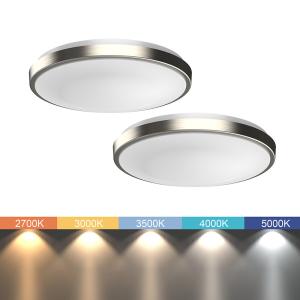 11" 13" LED Ceiling Light ALL-IN-ONE Adjustable Color Dimmable Flush Mount Slim