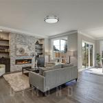 LED Ceiling Light 4000K Flush Mount Fixture Dimmable Double Ring 10"/12"/14"