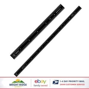 Flexible Stainless Steel Rulers 6" and 12" with Clear Etched Graduation Markings