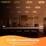 12 Pack 6 Inch 5CCT LED Recessed Ceiling Light 2700K-5000K With Night light