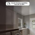 LED Ceiling Light 4000K Flush Mount Fixture Dimmable Double Ring 10"/12"/14"