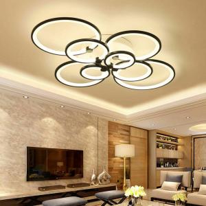 8Heads Indoor Modern LED Ceiling Light Pendant Lamp Living Room Dimmable Fixture
