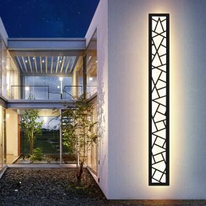 Outdoor Wall Lights 39.4inch Modern Outdoor Wall Sconce LED Long Wall Sconces...