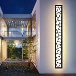 Outdoor Wall Lights 39.4inch Modern Outdoor Wall Sconce LED Long Wall Sconces...