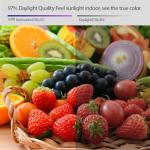 lovuphoria Waterproof Wall Sconces 7W LED Wall Light Brushed Nickel Wall Lamp for Indoor/Outdoor, Wall Lights for Living Room Bedroom Porch, 3000K Warm White