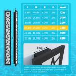 Outdoor Wall Lights 39.4inch Modern Outdoor Wall Sconce LED Long Wall Sconces...