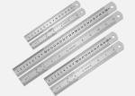 3Pcs Stainless Steel Ruler Set 6 8 12 Inch Metal Ruler with Inch and Metric New