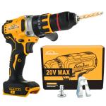 1/2" Brushless Cordless Hammer Drill/Driver For DEWALT 20V MAX Battery 2-Speed