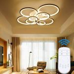 8Heads Indoor Modern LED Ceiling Light Pendant Lamp Living Room Dimmable Fixture