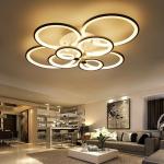 8Heads Indoor Modern LED Ceiling Light Pendant Lamp Living Room Dimmable Fixture