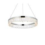 Chandelier Light Fixture Modern Foyer Living Dining Room Bathroom Chrome 22"