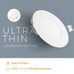 10Pack 3Inch LED Ceiling Lights Ultra-Thin Recessed Retrofits Kit 6000K Daylight